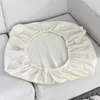 Chair Covers Sofa Jacquard Seat Cushion Cover Pets Kids Furniture Protector Polar Fleece Stretch Washable Removable Slipcover