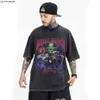 T-shirt da uomo T Shirt Streetwear Uomo Oversize Hip Hop TShirt Devil Racing Harajuku Tshirt Estate manica corta in cotone allentato Top Tees J230419