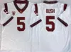 رجال 13 كالب ويليامز USC Trojans كرة القدم جيرسي خياطة 9 Juju Smith-Schuster 43 Troy Polamalu Jersey