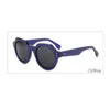 Lunettes de soleil 2023 haute qualité acétate épais hommes marque concepteur Rivet carré lunettes de soleil pour femmes