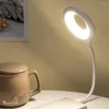 Lâmpadas de mesa Usb Night Light Saving-Energy Lights Lights de mesa de plug-in flexível