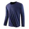 男性トレーニングシャツボディービルフルスリーブトレーニングフィットネスクイックドライジムTシャツ男性用クールで通気性のある機能的なファブリック長袖スポーツTシャツ