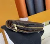 مصمم أزياء محفظة فاخرة Brazza Presh Mens Womens Clutch Valcs Highs Hights Hights Flower Letter Coin Mounders Long Card Holds with Original Box Dust Bag 60235-5