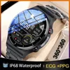 ECG+PPG Smart Watch Men Hartslag Blooddruk Watch Health Fitness Tracker IP68 Waterdichte smartwatch voor Xiaomi Huawei