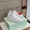 Fashion Men's Designer Casual Shoes Off l White Leather Retro Sneakers Ow 80s Running Ladies Shoe 35-45
