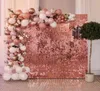 Décoration de fête Rideau de pluie carré Fond Tissu Décorations d'anniversaire Shimmer Mur Toile de fond Décor de mariage Pa8156128