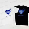 Męskie koszulki Blue Heart Print Made Girls Don't Cry T Shirt Men Women Walentynki Limitowana edycja TOP TEE T230419