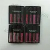 H vloeibare matte make -up lipstick set roze naakt roodbruin 4 stijlen 4pcset lipsticks matte lip stick kit2166794