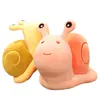 Jouet en peluche d'escargot de dessin animé mignon, 20/30cm, Kawaii, cadeau d'anniversaire pour enfants, décoration de la maison, cadeau de noël, LA612, vente en gros