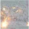 Party Decoration White Pearl String Festival Light LED SNOW FALLLED LAMP 10 LIGHTS DECORATIVE PLASTIC 11 4YF L2 DROP LEVERANS HOME G DHGDK