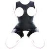 إكسسوارات الأزياء BDSM الجلود والمعادن straitjacket مفتوحة buttom bodysuit تسخير cupless حمالة صدرية مجموعة الجنس t349h