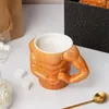 Mugs Muscle Man Kubek ceramiczny kawa kawa kreatywna osobowość woda urodzin