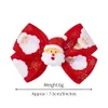 Headwear Hair Accessories 36pc/Lot Christmas Ribbon Bow Hair Clips Baby Girl Kids Christmas Barrettes Clips For Girls Christmas Hair Accessories Wholesale 231118