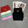 Courreges Womens Tanks BeadsニットベストセクシーなノースリーブセータータンクトップLu'l'y a3