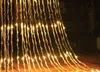 Waterfall Icicle String Lights 320 Leds Meteor Shower Rain Fairy String Christams Wedding Holiday Curtain Garland