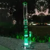 TRU LAPTACHABLE BIG HOOFAHS Original LTQ Vapor Bag Aurora Glass Bong Water Pipes med 3st Percolator LED Metal Base BJ