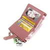 Wallets Womens PU Leather Zipper Purses Secure Large Capacity Multi-card Clutch Travel Wristlet Solid Portable Wallet