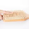Wood Comb Professional Healthy Paddle Cushion Hair Loss Massage Brush Hairbrush Comb Scalp Hair Care Healthy Wooden Comb WLY BH4403 0419