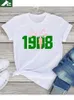 レディースTシャツ面白い別名J15 IM SO 1908 Founders Day T Clotth Retro Fashion Tee Unisexカジュアルトップ230419