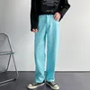 Herren Jeans Koreanisch Weites Bein Mode Lässig Blau Grün Orange Grau Weiß Herren Streetwear Gerades Bein Jeanshose Herren