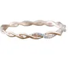 Ringas de banda Anel sujo para mulheres, temperamento fino e enrolamento de noivado de casamento anel de cor de cristal de cristal prata presente de jóias