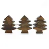 Hanger kettingen 3 stuks obsidiaan genezing kristallen stenen mini kerstboom bureau ornament pocket stone home office decoratie dro dhbqo