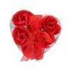 الزهور الزخرفية لوحات جدار زهرة الاصطناعية صندوق هدايا عملية صابون صغيرة على شكل قلب على شكل قلب موقف في الهواء الطلق