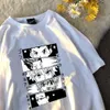 Kvinnors t-shirt killua skjorta jägare x jägare tshirt hxh tees kvinnor sommar avslappnad teesshirt gon tryck topp hisoka teeshirt 100 bomullskläder z0418