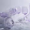 Vinglasögon Jinyoujia Purple Crystal Glass Handgjorda blyfria kopp Champagne Röd cocktail Goblet Party Kitchen Tools