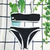 Women's Plus Size Swimwear designer Swimsuit women's solid color split suspender bikini sexy fashion swimsuit MOAT