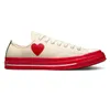 1970 Red Heart Casual Shoes 1970-tal Big Eyes Play Chuck Multi Hearts 70-tal Hi Skate Platform Shoe Classic Canvas Jointly Name Herr Skateboard Sneakers 35-44