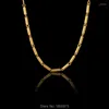 Choker Wholesale High Quality Cool Men Fashion Jewelry 18K Gold Color Copper