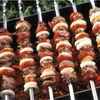 Outils Barbecue à légumes Kebab Accessoires d'extérieur en acier inoxydable Bâton de mouton