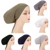 2PC Headbands Ramadan Women Muslim Hijab Islamic Underscarf Hijabs For Women Muslim Inner Hijab Caps full headcover Bonnet Muslim Turban Scarf Y23