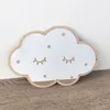 Wall Stickers Ins Nordic Wooden Crown Cloud Ice Cream Stars Cat Children Acrylic Decorative Mirror Home Decoration Art Mirror Tool