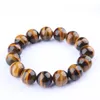 Strand Yoga Armband Unisex Hämatit Perlen Bracele Naturstein Wassertropfen Armreif Tigerauge Energieheilung Perlenstränge