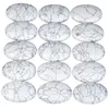 Astucci per gioielli TUMBEELLUWA Bianco Turchese Ovale Palma Pietra Preoccupazione Guarigione Chakra Reiki Cabochon Decorazione 60x40x20mm