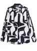 Blouses pour femmes Lanmrem Designer Shirt for Women Abède Couvre-Couvre-Bouton Long Sleeves Couleur Couleurs de mode Vêtements féminins 2023 2YA1879