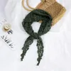 Шарфы Женщины кружевные цветочные вязаные шарф шарф Полово вязание крючко