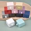 Boîtes à bijoux boîte carrée tiroir emballage papier boucles d'oreilles collier anneau paquet mallette de rangement affichage cadeau 231118