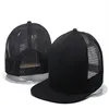 Blank mesh camo baseball caps Wholesale summer style adjustable snapback hats for men women fashion sports hip hop bone