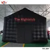 أنشطة الألعاب في الهواء الطلق 7x5m قابلة للنفخ في ملهى ليلي محمول LED Disco Lighting Mobile Night Club Party Tent