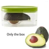 Opslagflessen fruit Containers Scherper Space Saving Compact Avocado Savers Case Kitchen Home Niet giftig herbruikbare praktische voedselbox