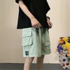 Heren shorts Harajuku Cool Summer Gargo Shorts Men Gothic High Street Pants grappige slanke fit shorts broek Fashion Mens Cargo Hip Hop Shorts 230419