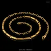 Choker Wholesale High Quality Cool Men Fashion Jewelry 18K Gold Color Copper