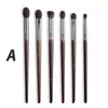 Cosmetic 2/6 pcs Makeup Eye Shadow Brush Set Goat Hair Tool Ultra Soft Make Up Tapered Blender Diffuse Kit Cut Crease Brush Makeup Tools AccessoriesMakeup Brushes