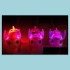 Party Favor Électrique Marche Chant Musical Light Up Cochon Jouet avec Laisse Enfants LED Flash Pet Garçons Filles Faveurs Sans Batterie Drop D Dhihe