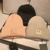 New Design Ac Brand Women Winter Knit Hats Autumer Smiling Face Caps For Female Men Elastic Caps J220722