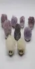 DingSheng Natural white crystal nunatak amethyst ore tortoise figurine with drusy cluster for healing purification8806753