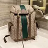 Tasarımcı Backpack Bagaj Erkek Çift Mektup Lüks El çantası Büyük Siyah Kayışlar Kadın Omuz Deri Sırt Çantası Çift Kapasite Demir Kadın Bagaj